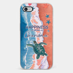 Custom Name Sea Turtle Grandma Gifts - Personalized Phone Case