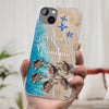 This Love Is As Vast And Deep As The Ocean - Family Personalized Custom 3D Inflated Effect Clear Phone Case - Gift For Mom, Grandma