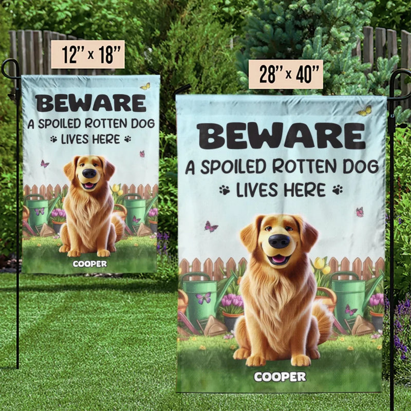 My Little Garden Buddy - Dog Personalized Custom Flag - Gift For Pet Owners, Pet Lovers