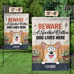 Custom Name Spoiled Rotten Dog Gifts for Dog Lovers - Personalized Flag