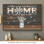 Custom Name Family Home Decor - Personalized Poster