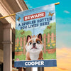 Growing Memories, One Wag And Bloom At A Time - Dog Personalized Custom Flag - Gift For Pet Owners, Pet Lovers