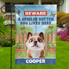 Growing Memories, One Wag And Bloom At A Time - Dog Personalized Custom Flag - Gift For Pet Owners, Pet Lovers