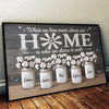 Family Ties The Endless Thread Of Love And Support - Family Personalized Custom Horizontal Poster - Gift For Family Members