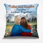 Custom Name Mother Daughter Keepsake Gifts - Personalized Pillow