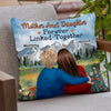 A Bond That Nothing Can Sever - Family Personalized Custom Pillow - Gift For Mom, Daughter