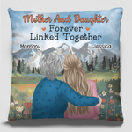 Custom Name Mother Daughter Keepsake Gifts - Personalized Pillow