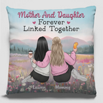 Custom Name Mother Daughter Gifts - Personalized Pillow