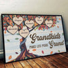 My Grandkids Are My Favorite - Family Personalized Custom Horizontal Poster - Gift For Grandma, Grandpa, Grandkid