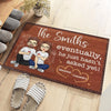 We’re Two Souls, One Love - Couple Personalized Custom Home Decor Decorative Mat - House Warming Gift For Husband Wife, Anniversary