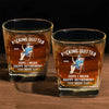 Celebrate The Joy Of Relaxation - Coworker Personalized Custom Square Whiskey Glass - Appreciation, Retirement Gift For Coworkers, Work Friends, Colleagues