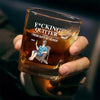A Unique Way To Show Your Appreciation - Coworker Personalized Custom Square Whiskey Glass - Appreciation, Retirement Gift For Coworkers, Work Friends, Colleagues