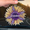 The Best Part Of Growing Older Is Becoming A Grandparent - Family Personalized Custom Car Ornament - Acrylic Custom Shaped - Gift For Mom, Grandma