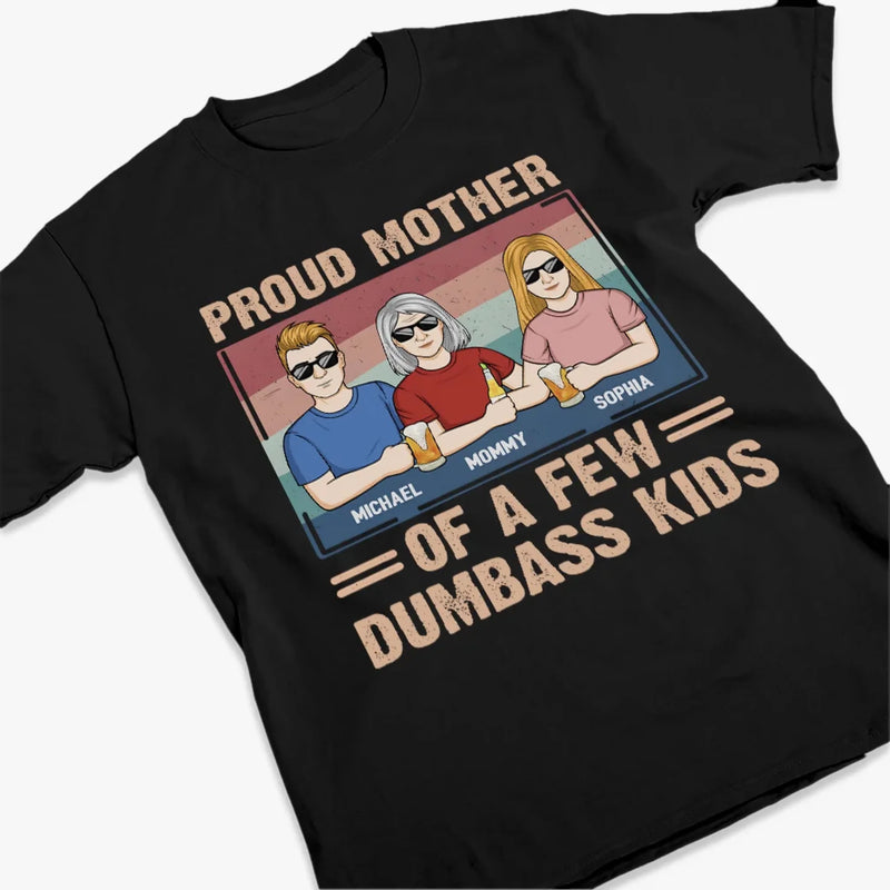 In A World Full Of Chaos, You're My Calm, Mom - Family Personalized Custom Unisex T-shirt, Premium T-shirt, Hoodie - Mother's Day, Gift For Mom