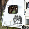 The Simplest Moments Become The Most Magical - Camping Personalized Custom RV Decal - Gift For Yourself, Best Friends, Siblings, Family Members, Camping Lovers