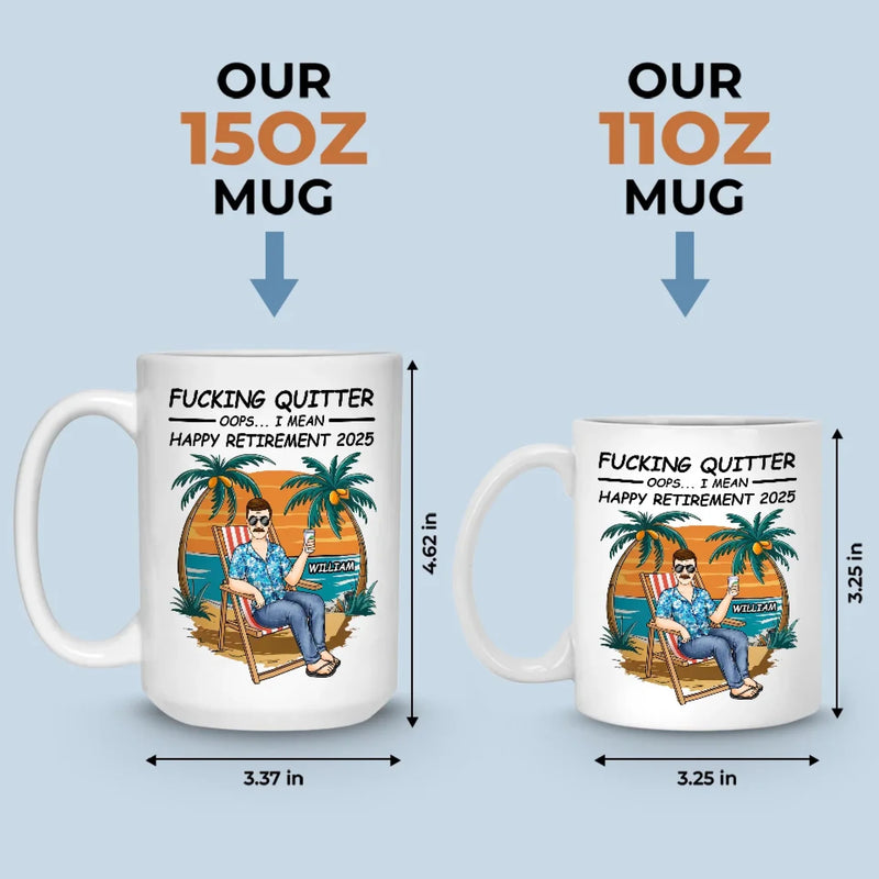 Here’s To The Next Chapter Of Your Life - Coworker Personalized Custom Mug - Appreciation, Retirement Gift For Coworkers, Work Friends, Colleagues