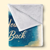 I Love You To The Moon And Back - Dog & Cat Personalized Custom Blanket - Gift For Pet Owners, Pet Lovers