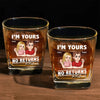 I'm Your Everything And You’re Mine - Couple Personalized Custom Square Whiskey Glass - Gift For Husband Wife, Anniversary