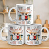 Just You, Me, And Wagging Tails - Couple Personalized Custom Mug - Gift For Husband Wife, Anniversary, Pet Owners, Pet Lovers