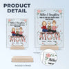 Double Trouble, Double Love - Family Personalized Custom Rectangle Shaped Acrylic Plaque - Gift For Mom, Daughter