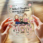 Custom Name Mother Daughter Gifts - Personalized Acrylic Plaque