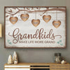 Every Grandchild Is A Grand Blessing - Family Personalized Custom Horizontal Poster - Gift For Mom, Grandma