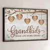 Every Grandchild Is A Grand Blessing - Family Personalized Custom Horizontal Poster - Gift For Mom, Grandma