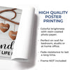Grandkids Are The Heart Of A Family - Family Personalized Custom Horizontal Poster - Gift For Mom, Grandma