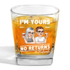 I'm Your Everything And You’re Mine - Couple Personalized Custom Square Whiskey Glass - Gift For Husband Wife, Anniversary