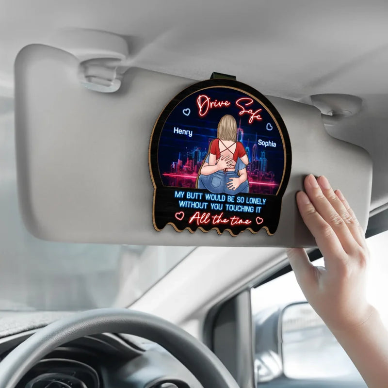 You Are The Song My Heart Sings - Couple Personalized Custom Car Visor Clip - Gift For Husband Wife, Anniversary
