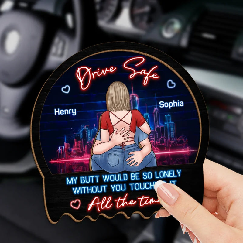 You Are The Song My Heart Sings - Couple Personalized Custom Car Visor Clip - Gift For Husband Wife, Anniversary