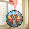 Custom Photo A Loyal Companion, Forever Missed - Memorial Personalized Window Hanging Suncatcher Ornament - Sympathy Gift For Pet Owners, Pet Lovers