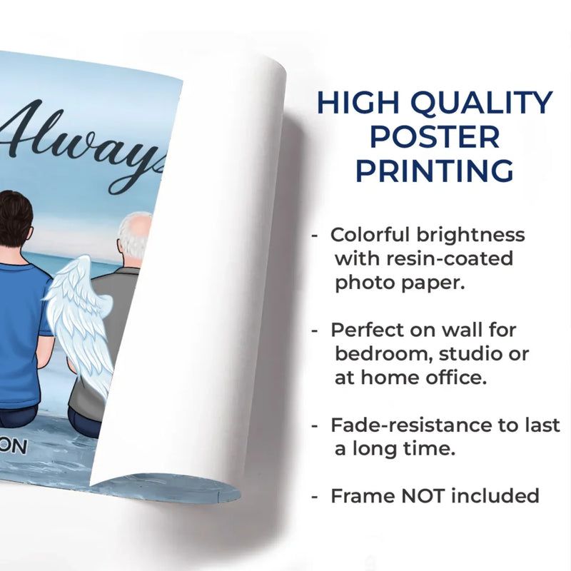 Every Day With You Is A Gift - Memorial Personalized Custom Horizontal Poster - Sympathy Gift For Family Members
