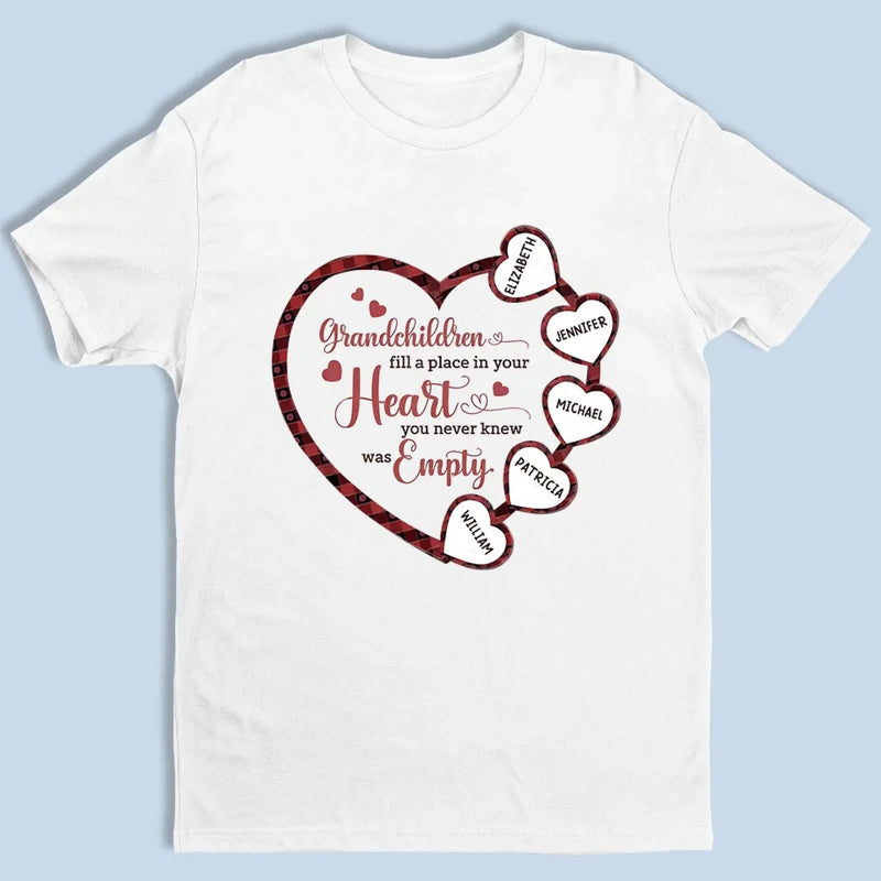 Grandkids Make Life Grand - Family Personalized Custom Unisex T-shirt, Premium T-shirt, Hoodie - Gift For Grandma, Grandpa, Grandkid