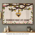 Custom Name Grandkids Family Decor - Personalized Poster