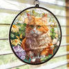 Custom Photo Life Was Better With You In It - Memorial Personalized Window Hanging Suncatcher Ornament - Sympathy Gift For Pet Owners, Pet Lovers