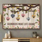 Custom Name Grandkids Family Decor - Personalized Poster