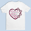 Grandchildren Fill A Place In Your Heart - Family Personalized Custom Unisex T-shirt, Premium T-shirt, Hoodie - Gift For Grandma, Grandpa, Grandkid