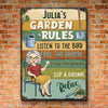 Enjoy The Beauty - Family Personalized Custom Home Decor Metal Sign - Gift For Yourself, Best Friends, Siblings, Family Members