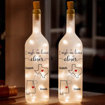 Custom Name Long Distance Gifts - Personalized Bottle Lamp
