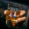 A Man Cannot Survive On Whiskey Alone - Dog Personalized Custom Whiskey Glass - Gift For Pet Owners, Pet Lovers