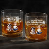 A Man Cannot Survive On Whiskey Alone - Dog Personalized Custom Whiskey Glass - Gift For Pet Owners, Pet Lovers