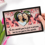Custom Photo Mom Gifts - Personalized Wooden Plaque