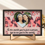 Custom Photo Mom Gifts - Personalized Wooden Plaque
