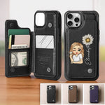 Custom Name Daisy Girl Gifts for Women - Personalized Wallet Phone Case