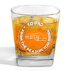 From The Reason You Drink - Family Personalized Custom Square Whiskey Glass - Gift For Family Members