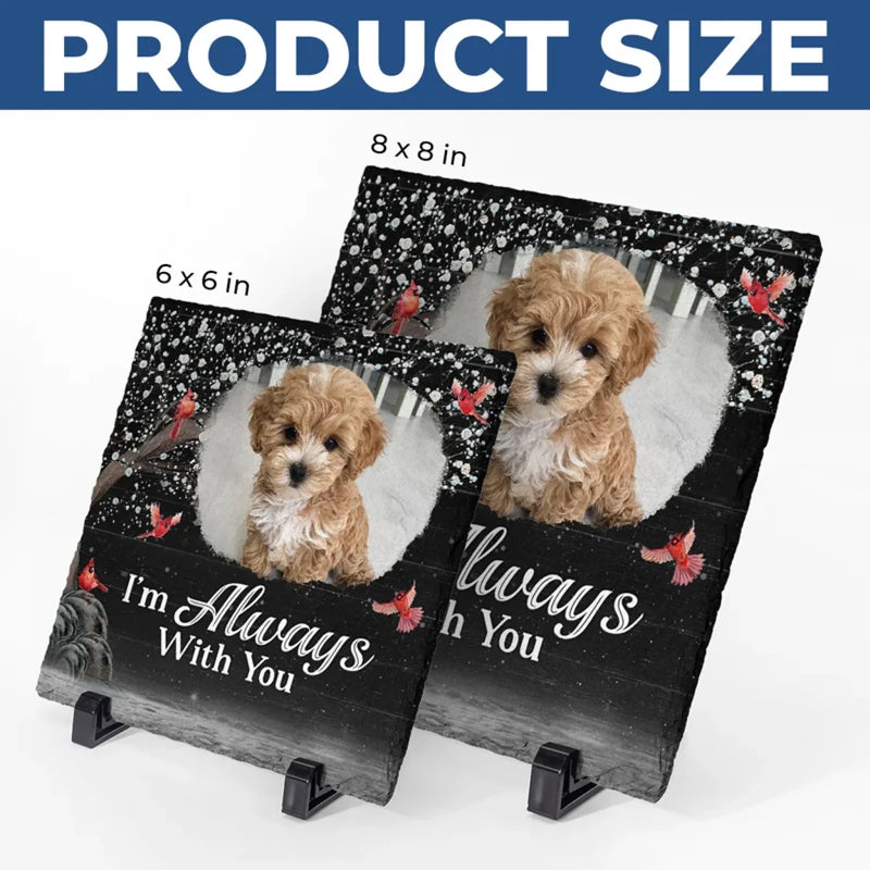 Custom Pet Photo Memorial Dog Gifts - Personalized Stone With Stand