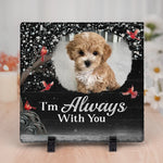 Custom Pet Photo Memorial Dog Gifts - Personalized Stone With Stand