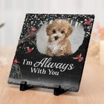 Custom Pet Photo Memorial Dog Gifts - Personalized Stone With Stand