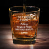 Give A Gift That Speaks Volumes - Coworker Personalized Custom Square Whiskey Glass - Appreciation, Retirement Gift For Coworkers, Work Friends, Colleagues